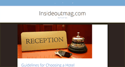 Desktop Screenshot of insideoutmag.com